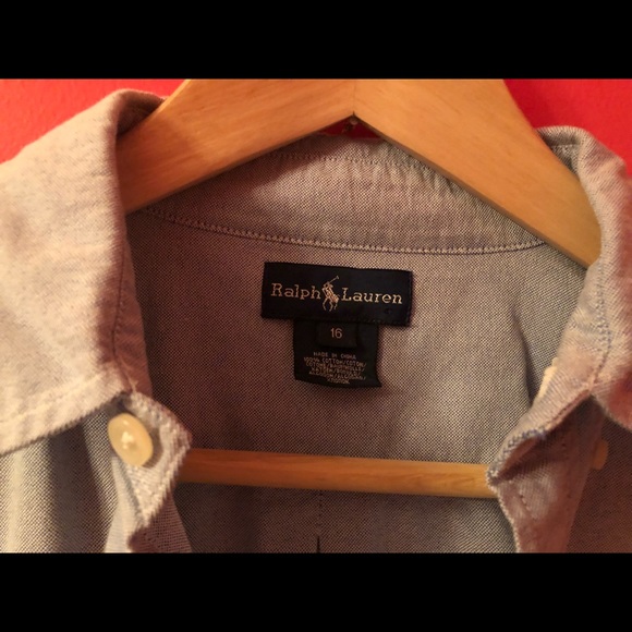 Ralph Lauren Boys Button Down - Picture 2 of 3